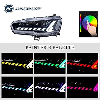 Amazon.com: HCMOTIONZ Headlights Assembly Fit for Mitsubishi